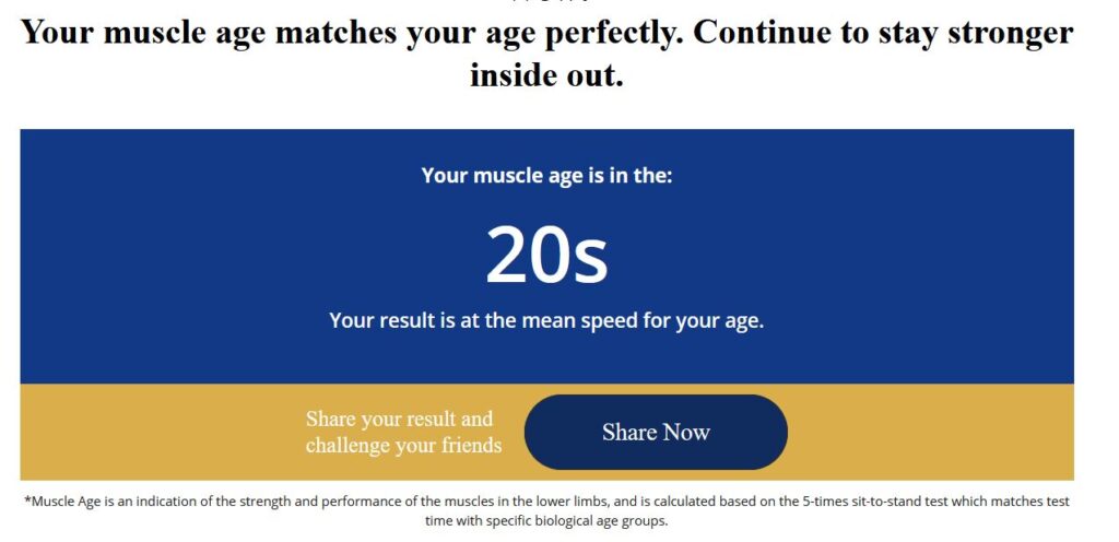 check muscle age here